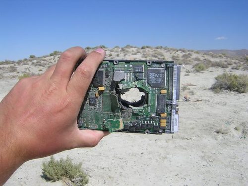 DTF7 photo archive image - Dead drive field service